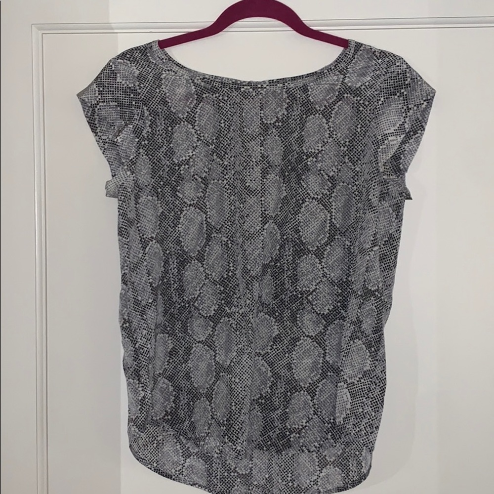 Joie silk snake skin shirt
